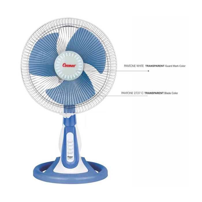 Cosmos Desk Fan 12" 12DSFTWINO - Biru